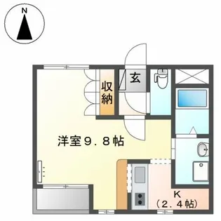 ディ・モア【2階】の間取り