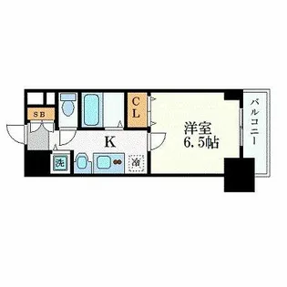 プレサンス名古屋STATIONアライブ【8階】の間取り