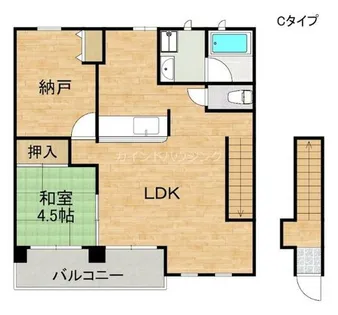 コウジィコート Ⅰ・Ⅱ番館【2階】の間取り