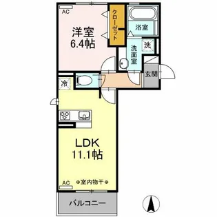 オハナ【2階】の間取り