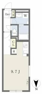 GRANZ OZONE【201号室】の間取り