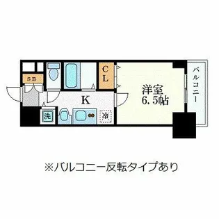 プレサンス名古屋STATIONアライブ【5階】の間取り