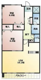 スペースヤマト【6階】の間取り