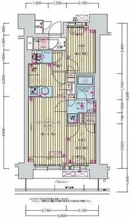 プレサンス名駅南ブリエ【2階】の間取り