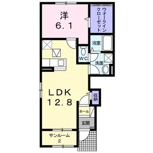 アルナージュ【1階】の間取り
