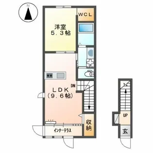 ラ・ルチア【2階】の間取り