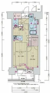 プレサンス丸の内サージュ【7階】の間取り