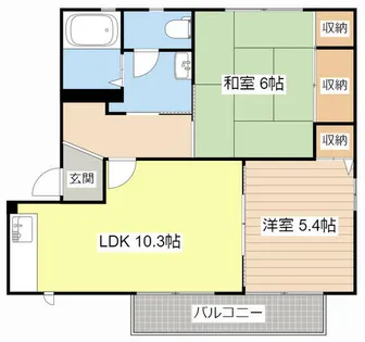 シャーメゾン ピュアズ【A202号室】の間取り
