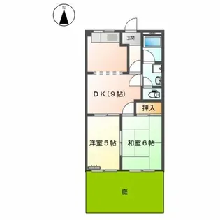 2DKの間取り画像