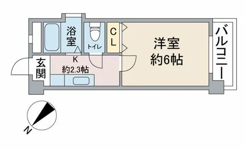 大丸マンション【2階】の間取り