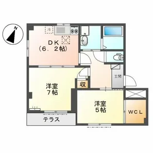 グランドール7【1階】の間取り