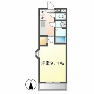 セレスティアル大曽根【1階】の間取り