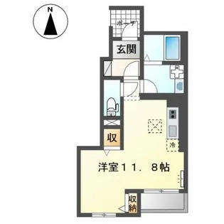 ラド デル パルケ【1階】の間取り