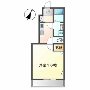 ハーベスト【1階】の間取り