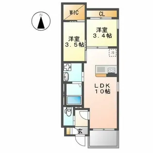 REGALEST名古屋駅前【1階】の間取り