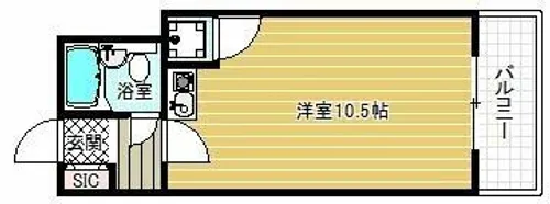 アモルフ第二【3階】の間取り