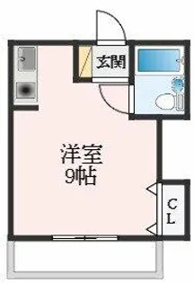 大阪府和泉市府中町2丁目【マンション】の間取り