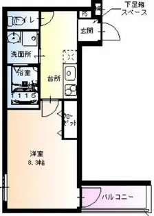 大阪府堺市北区新金岡町5丁【アパート】の間取り