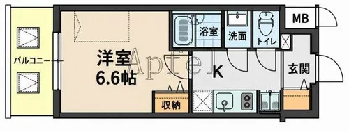 ARTIZA都島【2階】の間取り