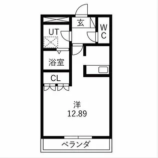 サンパレスGT【101号室】の間取り