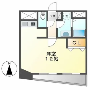 プラウランド名駅【11階】の間取り