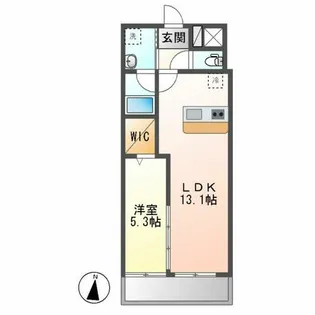 Sky Grace名古屋駅【8階】の間取り