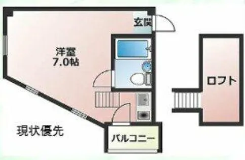 アスカ藤【3階】の間取り