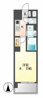 セレニティー大須【11階】の間取り
