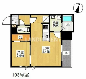 G-smart姪浜【1階】の間取り
