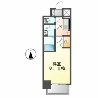 S-RESIDENCE浄心Ⅱ【5階】の間取り