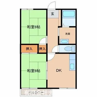 カーサYASIRO【101号室】の間取り