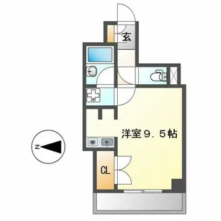 モア・ハナノキ【4B号室】の間取り