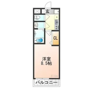 Feliz Morada【2階】の間取り