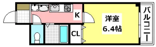 Plaisir茨木【434号室】の間取り