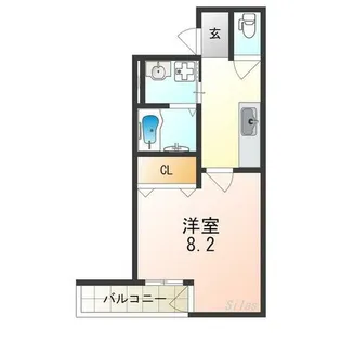 フジパレス鳳中町Ⅰ番館【2階】の間取り