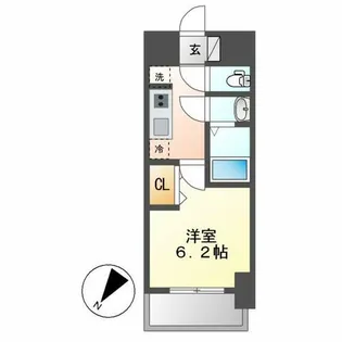 メイクスアート大曽根【8階】の間取り