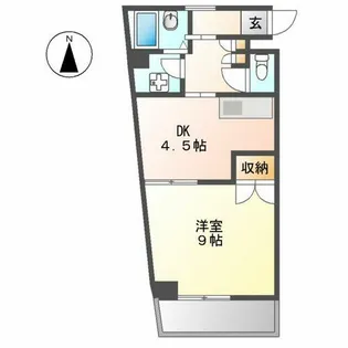 カーサ グラツィア(CASA GRAZIA)【2A号室】の間取り