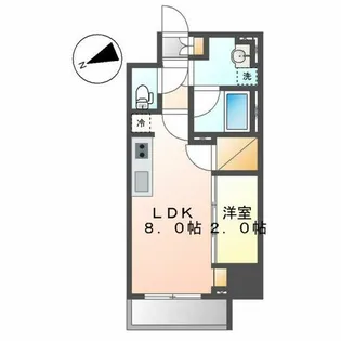 ストーリア名古屋城西【1303号室】の間取り