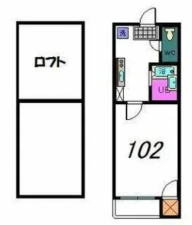 センドック井尻【1階】の間取り