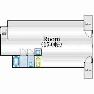 レバンガ西本町AP【5階】の間取り