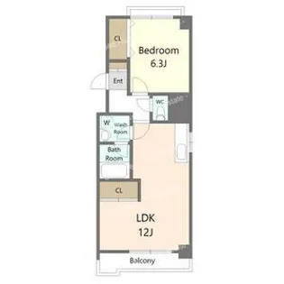 サンモール浅間【701号室】の間取り