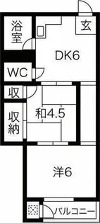 中源ビル【2階】の間取り