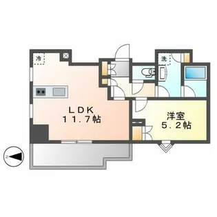 GRAN PASEO名古屋伏見【14階】の間取り