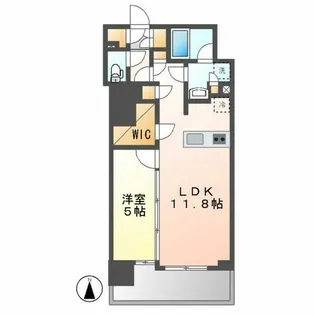 GRAN PASEO名古屋伏見【5階】の間取り