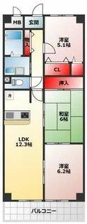エスポワール21【3階】の間取り