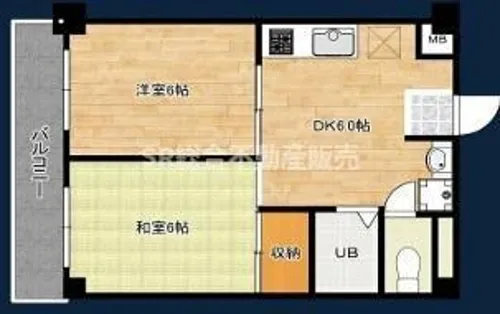 スカイハイツ【6階】の間取り