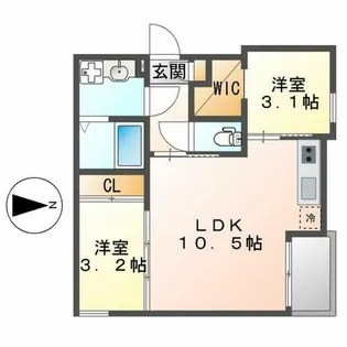 REGALEST千成【3階】の間取り