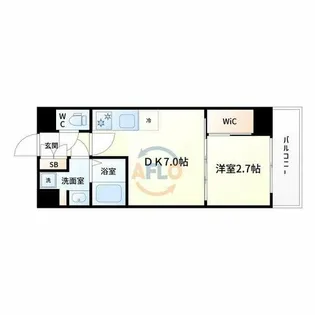 セレニテ西中島アリア壱番館【8階】の間取り