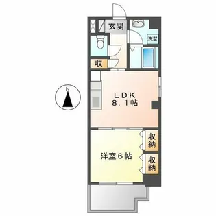 センチュリーパーク千年2番館【10階】の間取り