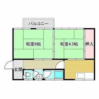 Colina尺谷【1階】の間取り
